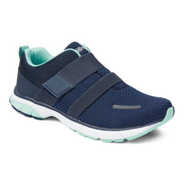 Vionic Trainers Ireland - Milan Sneaker Navy - Womens Shoes Online | WHKJF-1876